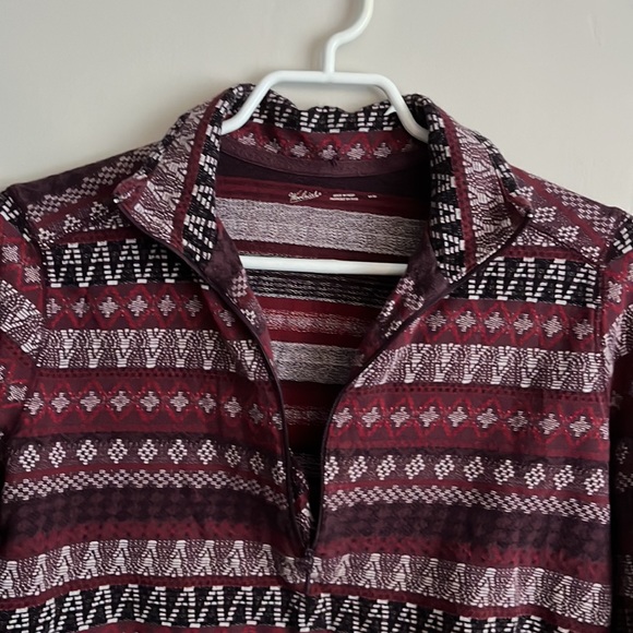 3/$40 Woolrich Size Medium 1/4 Zip Pull Over Long Sleeve Shirt - Picture 2 of 7